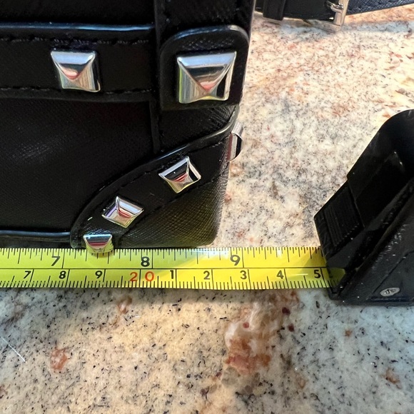 Michael Kors - Black Studded Handbag - Picture 6 of 8